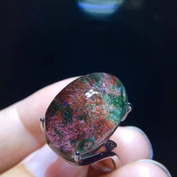 Natural Color Ghost Four Seasons Ring, Size 22/14.6mm1111238488