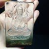 Natural Green Ghost Thousand Layer Silent Buddha Pendant, with a size of 65.6/40/15.7 millimeters and a weight of 77.05 grams1111568992