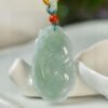 Natural A-grade Jade Pixiu Pendant, Size: 40.8 * 24.1 * 5.3mm1112129546