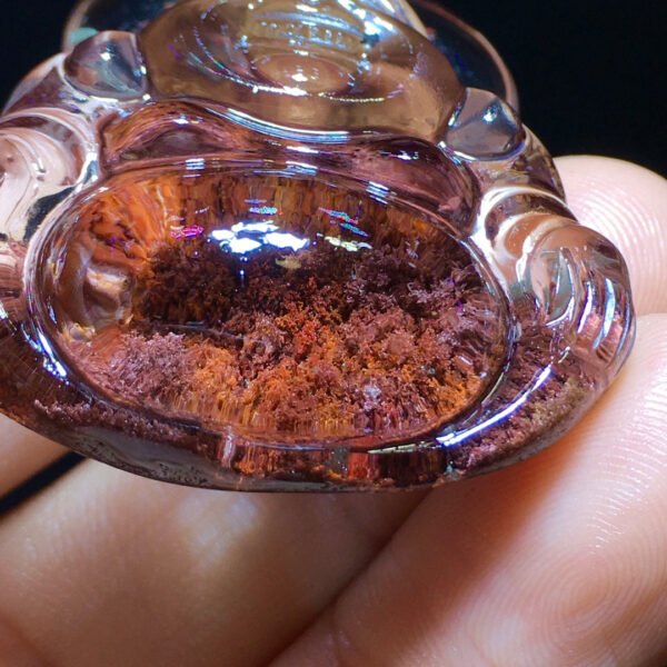 Natural Red Ghost Big Belly Buddha Pendant for men and women, size 40/35.6mm1114248733