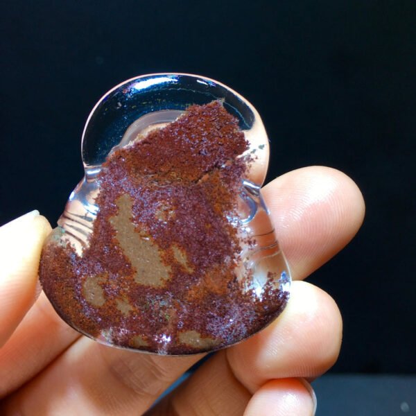 Natural Red Ghost Big Belly Buddha Pendant for men and women, size 40/35.6mm1114248733