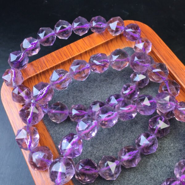 Amethyst Faceted Bracelet 💕 Specification 10mm ✨1115040489