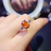 Pure natural Fanta ring, main stone 6 * 8mm,1116325599