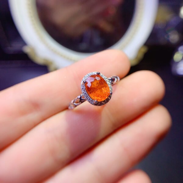 Pure natural Fanta ring, main stone 6 * 8mm,1116325599