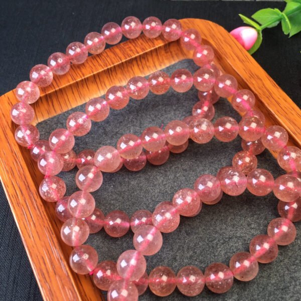 Strawberry Crystal Single Loop Bracelet 💕 Specification 8mm ✨1117008166