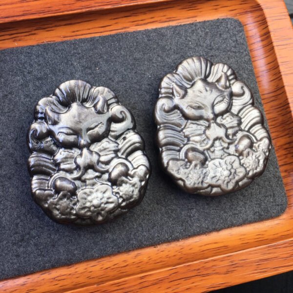 Silver Shining Stone Nine tailed Fox Pendant 💕 Specification 36.7mm111718266