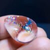 Natural crystal crystal 🌈 Rainbow mica water drop pendant, specification: 22.4/15mm1117208199