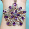 Natural Brazilian amethyst pendant, main stone size 4 * 6mm1118320199