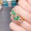 Columbia emerald ring, main stone size 3 * 4 3 * 5mm1118260155