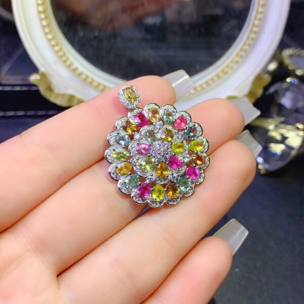 Pure natural tourmaline pendant main stone 3 * 4mm1118299155