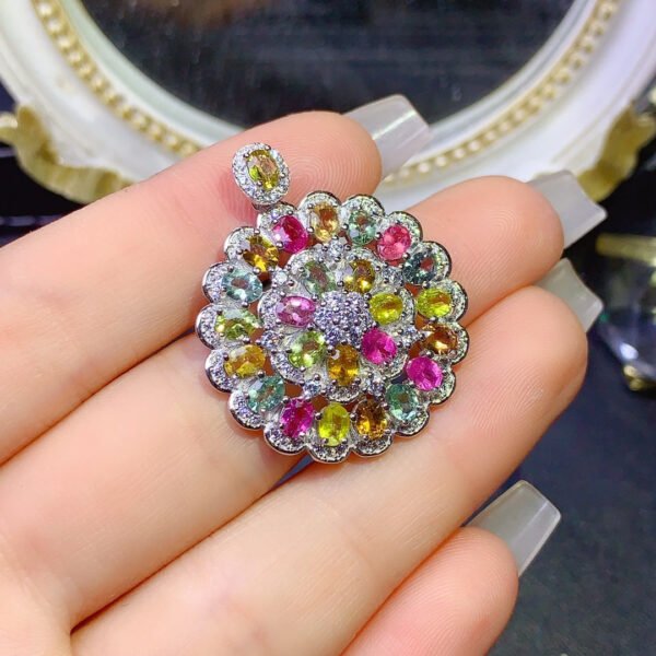 Pure natural tourmaline pendant main stone 3 * 4mm1118299155