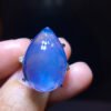 Natural Sea Blue Treasure Ring, Specification: 22.7/15.3mm1118218499